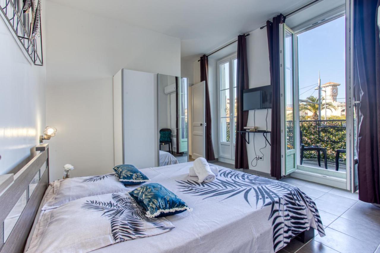 Le Jean Jaures - Refait A Neuf, Lumineux, Long Balcon, Jolie Vue, Wifi, Cœur Vieux-nice Appartement